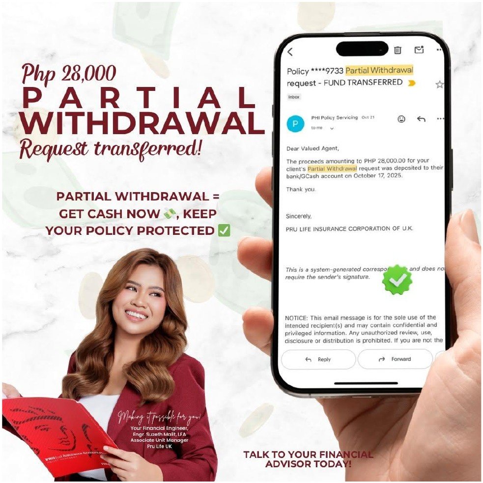 Partial withdrawal proof